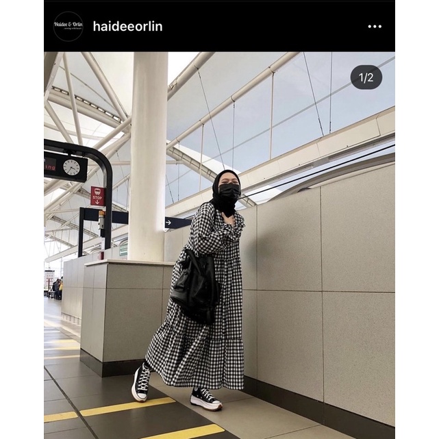 Hayya gingham black haideeorlin haidee orlin haidee&orlin