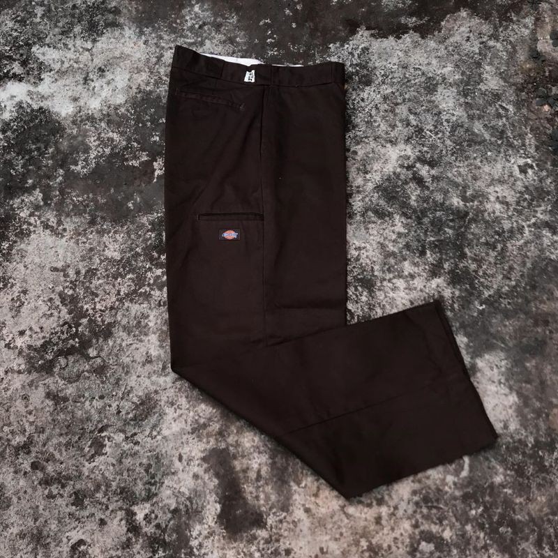 Longpants DICKIES CELLPOCKET original warna brown size 34