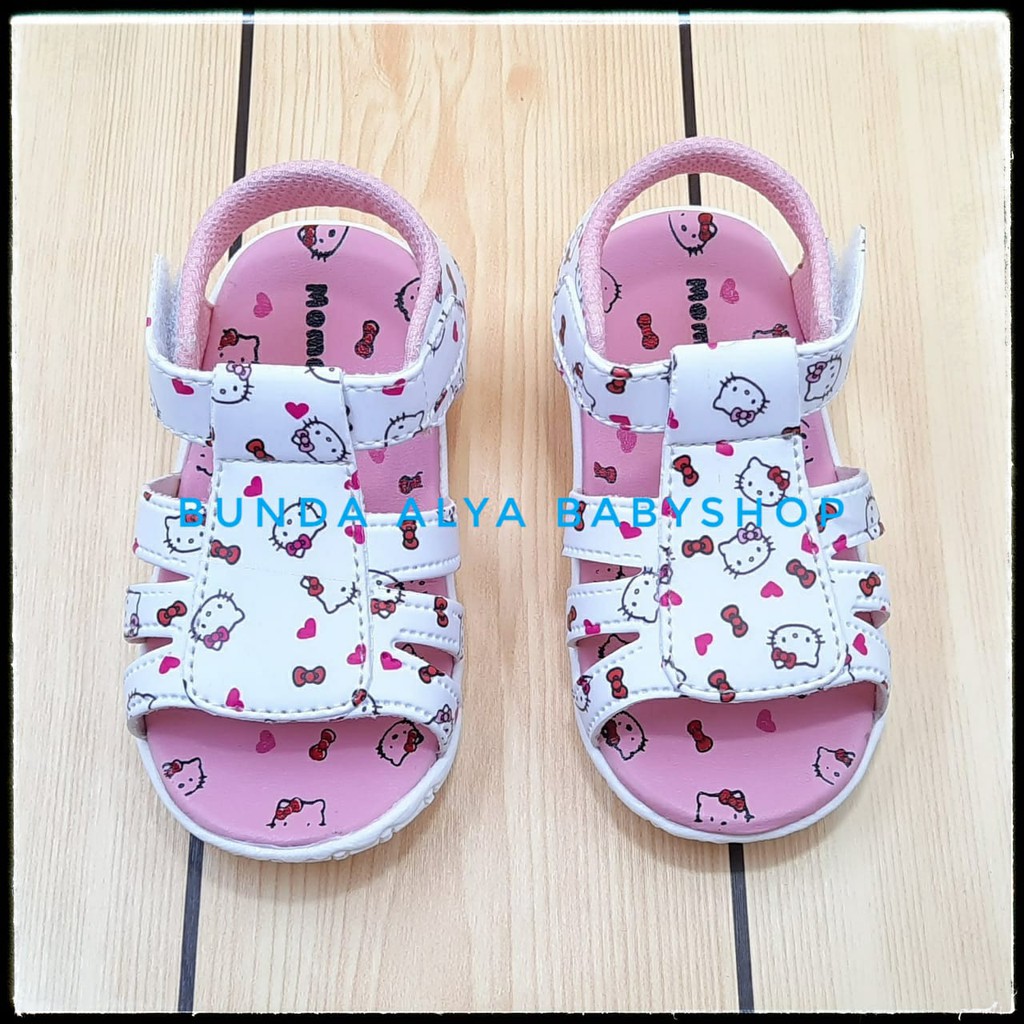 Sepatu Sandal Anak Perempuan Umur 8 Bulan 1 2 Tahun PINK - Sandal Anak Cewek Karet Anti Licin Size 22 - 25