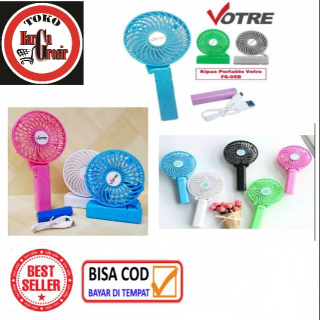 [ ORIGINAL VOTRE ] Kipas Genggam Portable VOTRE / Kipas Portable / Kipas Genggam VOTRE