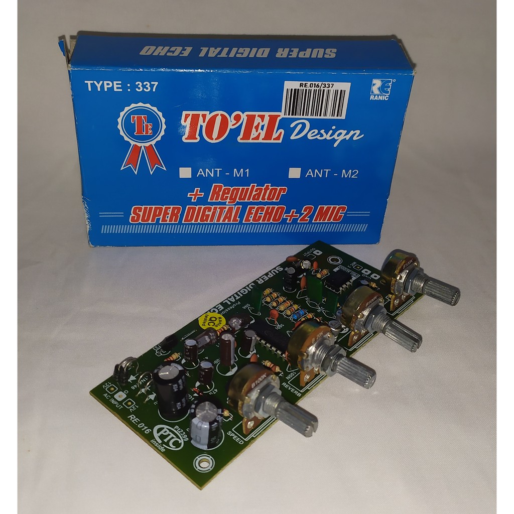 Kit Echo Super Digital TOEL Plus Regulator-2 Mic- Ranic Type-337