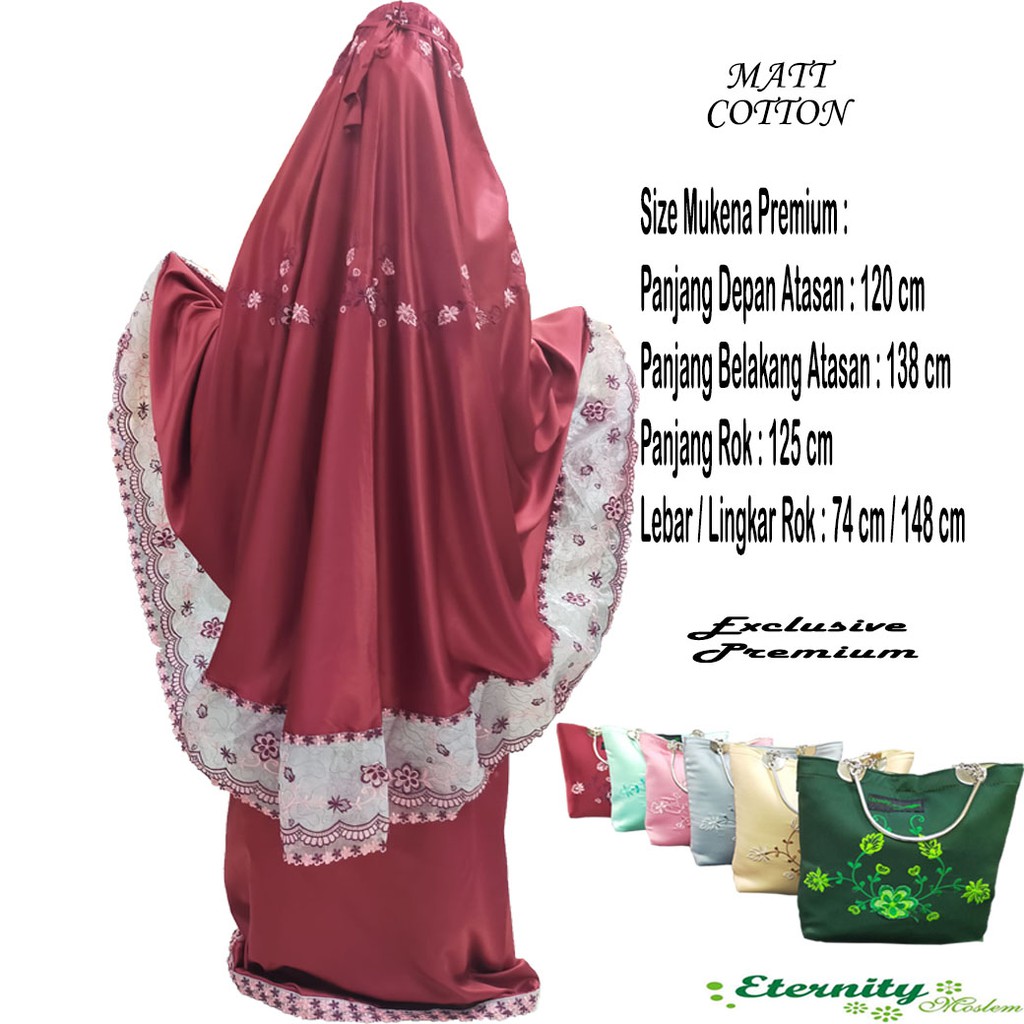 Mukena Bordir Organdi Mukena Dewasa Mukena Eternity premium Mukena Rukuh Terbaru