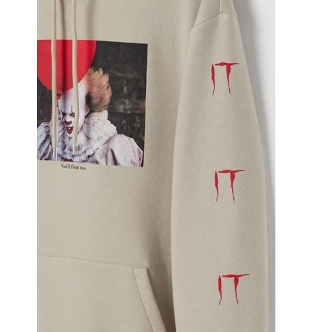 HOODIE HNM IT PENNYWISE CREAM {Pws31au22ᴮ}