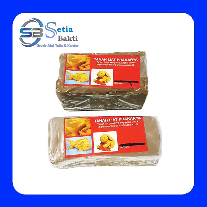 Tanah Liat Prakarya - Untuk Kerajinan Tangan