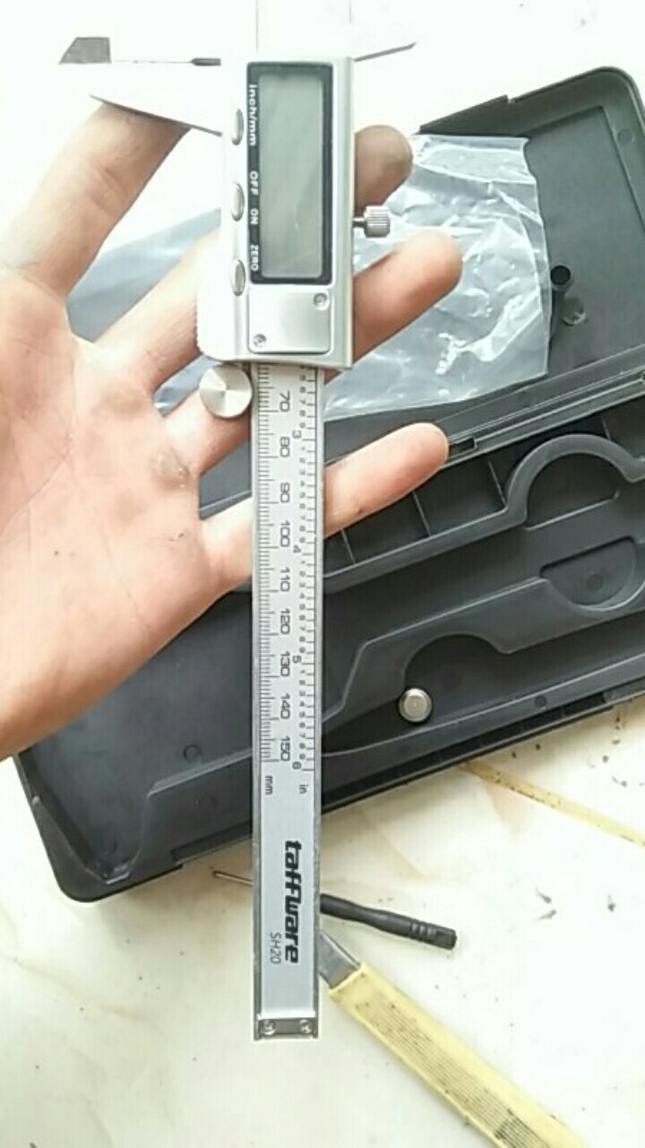 Jangka Sorong Digital Lcd Vernier Caliper Micrometer 15cm - Sh20