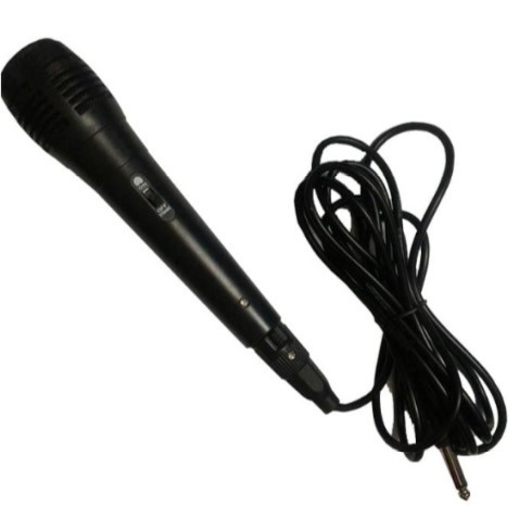 Mic Dynamic wire Microphone Kabel Karaoke Mikrofon switch on off Berkualitas