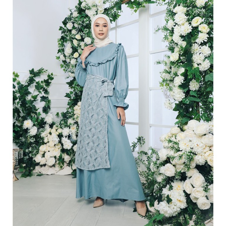 Radwah - Zemira Dress Brukat - Dress Wanita