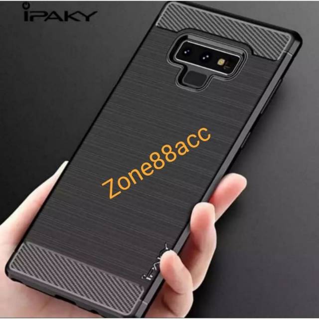 Silicon Case SAMSUNG Note 9 Softcase iPAKY Carbon Casing Cover TPU