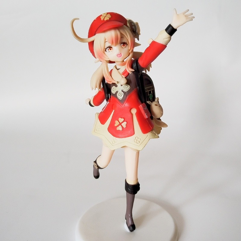 Mainan Action Figure Klee / Paimon / Hu Tao Klee Hibana Knight Bahan Pvc
