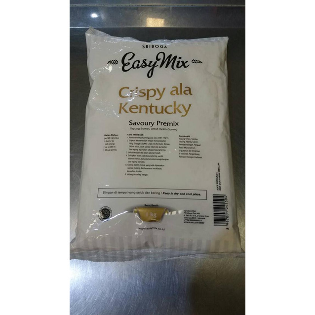 

TERMURAH Sriboga Tepung premix, crispy ala kentucky 1kg Kode 1072