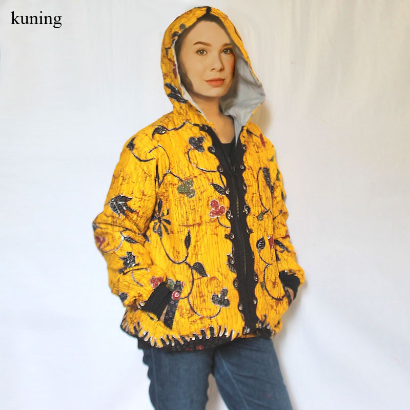 Jaket Batik Eksklusif Motif Anila