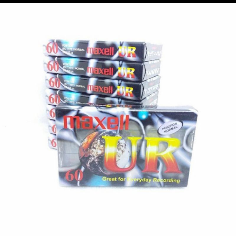 Kaset MAXELL UR 60 kaset pita kosong casette tape new baru segel