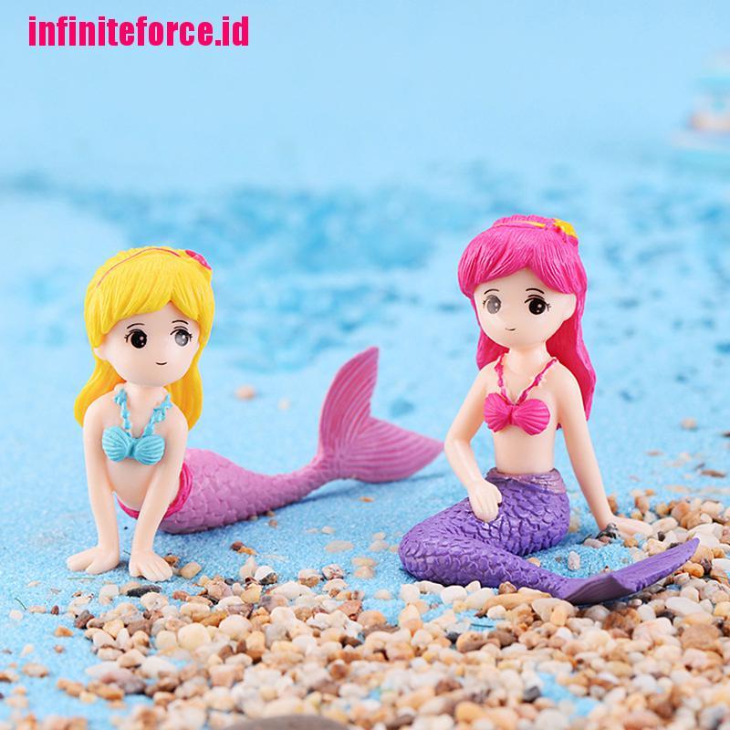 (Inx) Miniatur Mermaid Diy Untuk Dekorasi Rumah Boneka