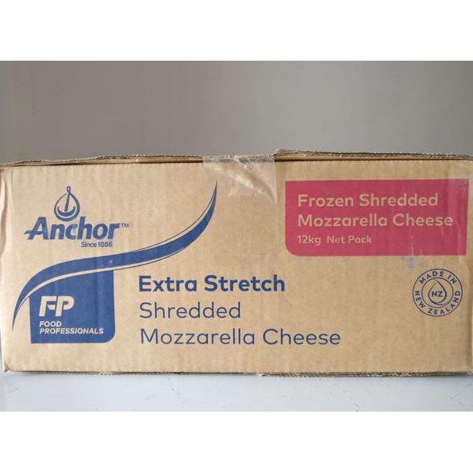 

Anchor Mozarella Shredded Parut 1kg Murah