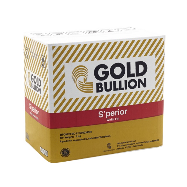 S’perior (Superior) White Fat Gold Bullion 15kg GOSEND ONLY!