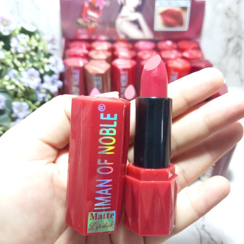 Promo New Lipstik Matte  iman of noble waterproof NO.6026