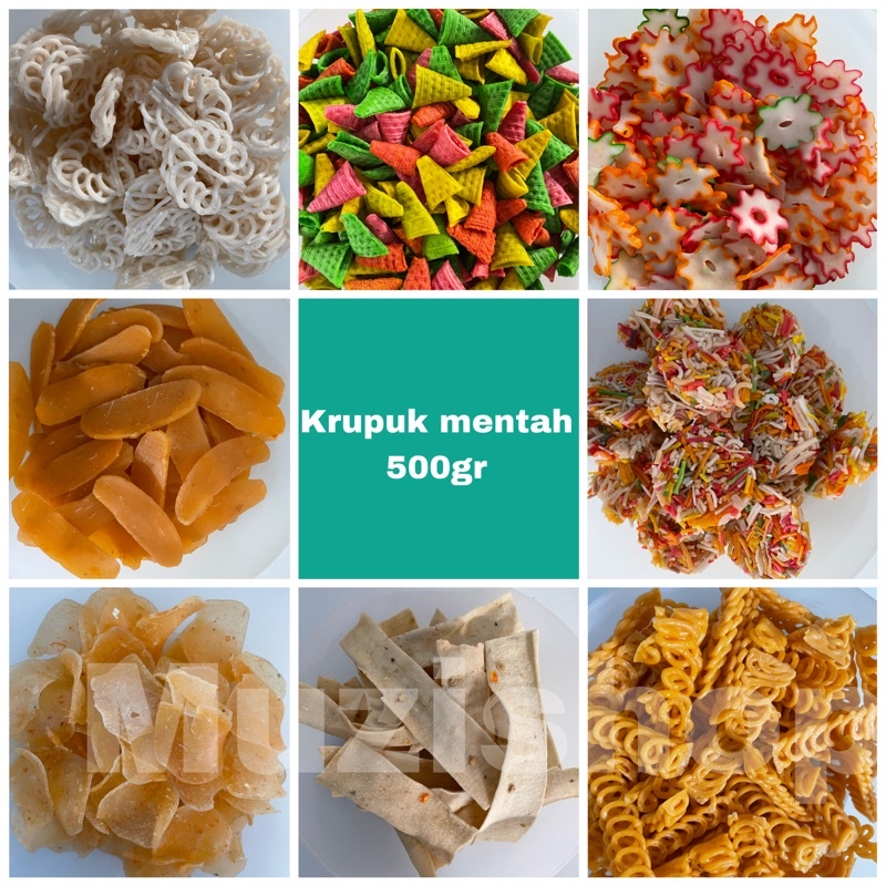 KRUPUK MENTAH/ ANEKA KERUPUK MENTAH 500gr part 3