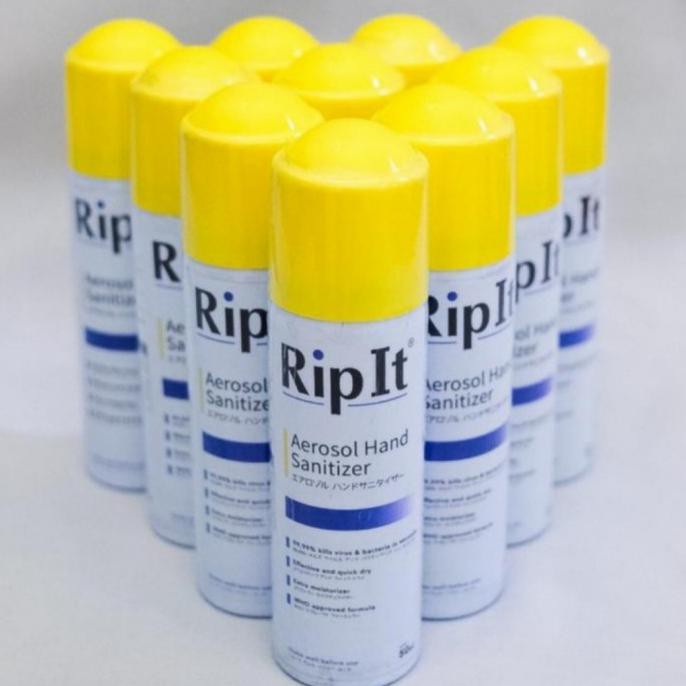 Bundle Of 10 Rip It Aerosol Hand Sanitizer 50Ml Frans_Collection