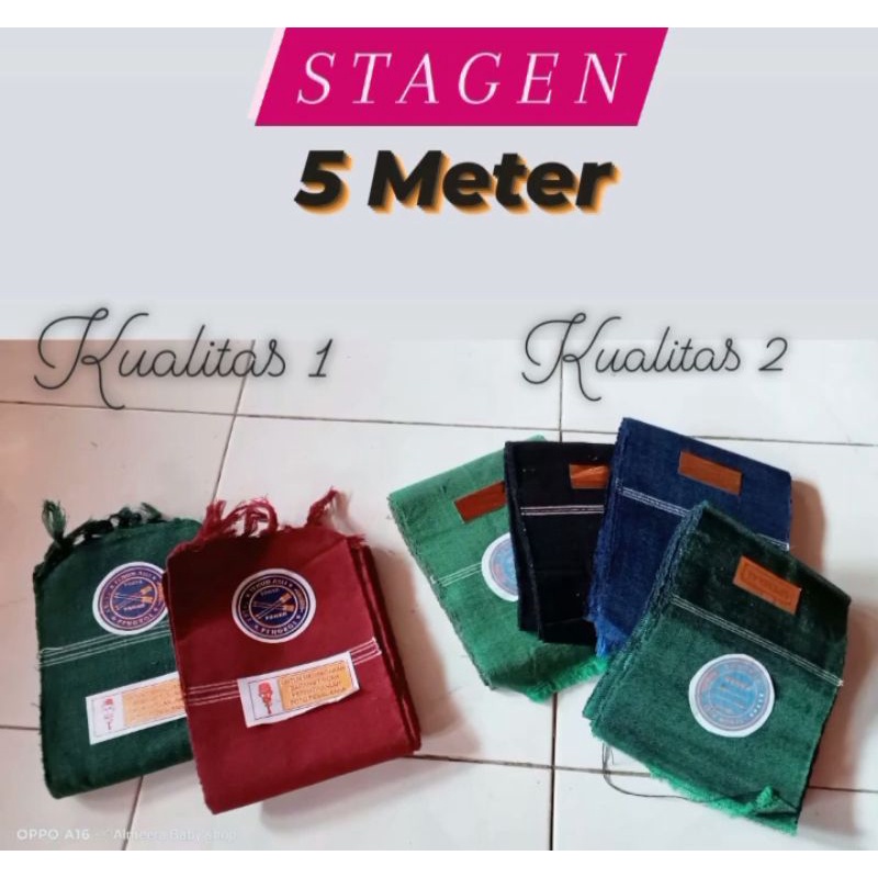 Stagen pasca ibu melahirkan/ Bengkung ibu/ Stagen tradisional 5 meter/ 10 meter