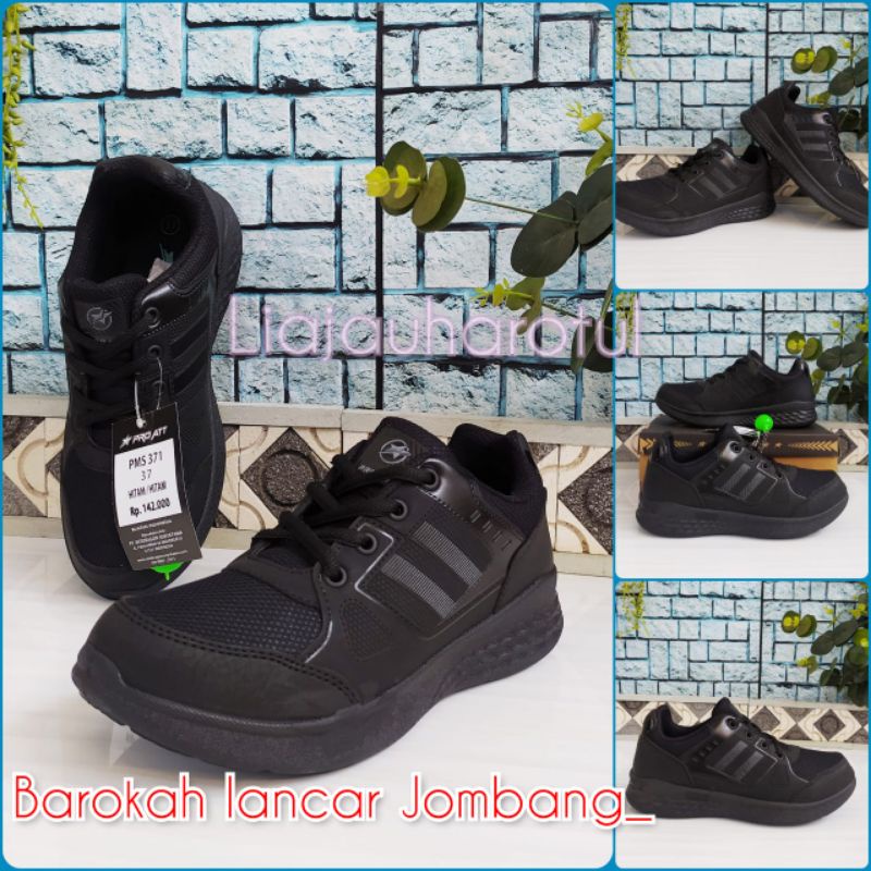 Sepatu sekolah hitam PRO ATT TEC / PRO ATT MR 850 / PRO ATT PMS /PRO ATT MG 35-38