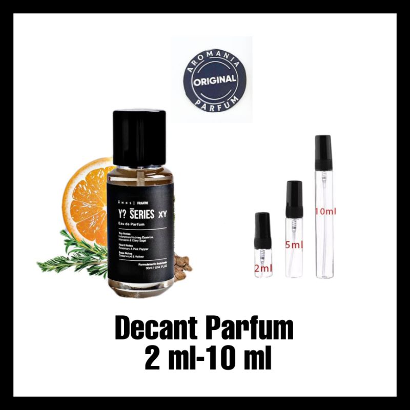 Decant Parfum Original HMNS Perfume - Y? Series XY (Hitam)