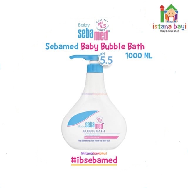 Sebamed Bubble Bath 500 ml/1000 ml - Sabun bayi/baby wash