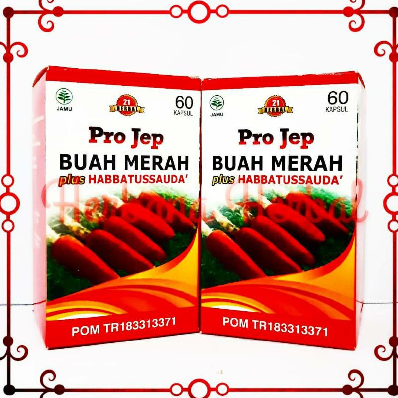 Kapsul buah merah Pro Jep | kapsul minyak buah merah plus habatusauda