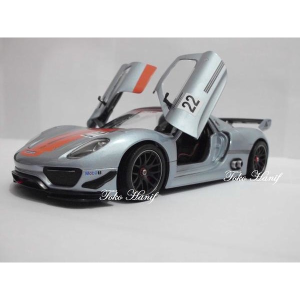Diecast Miniatur Replika Porsche 918 RSR 18 cm