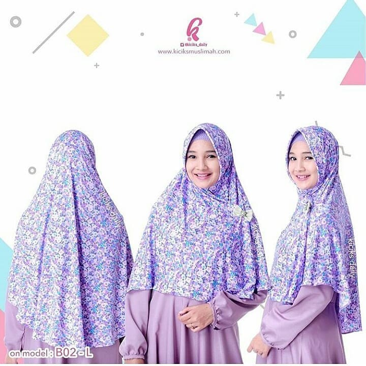 Bergo motif Kiciks