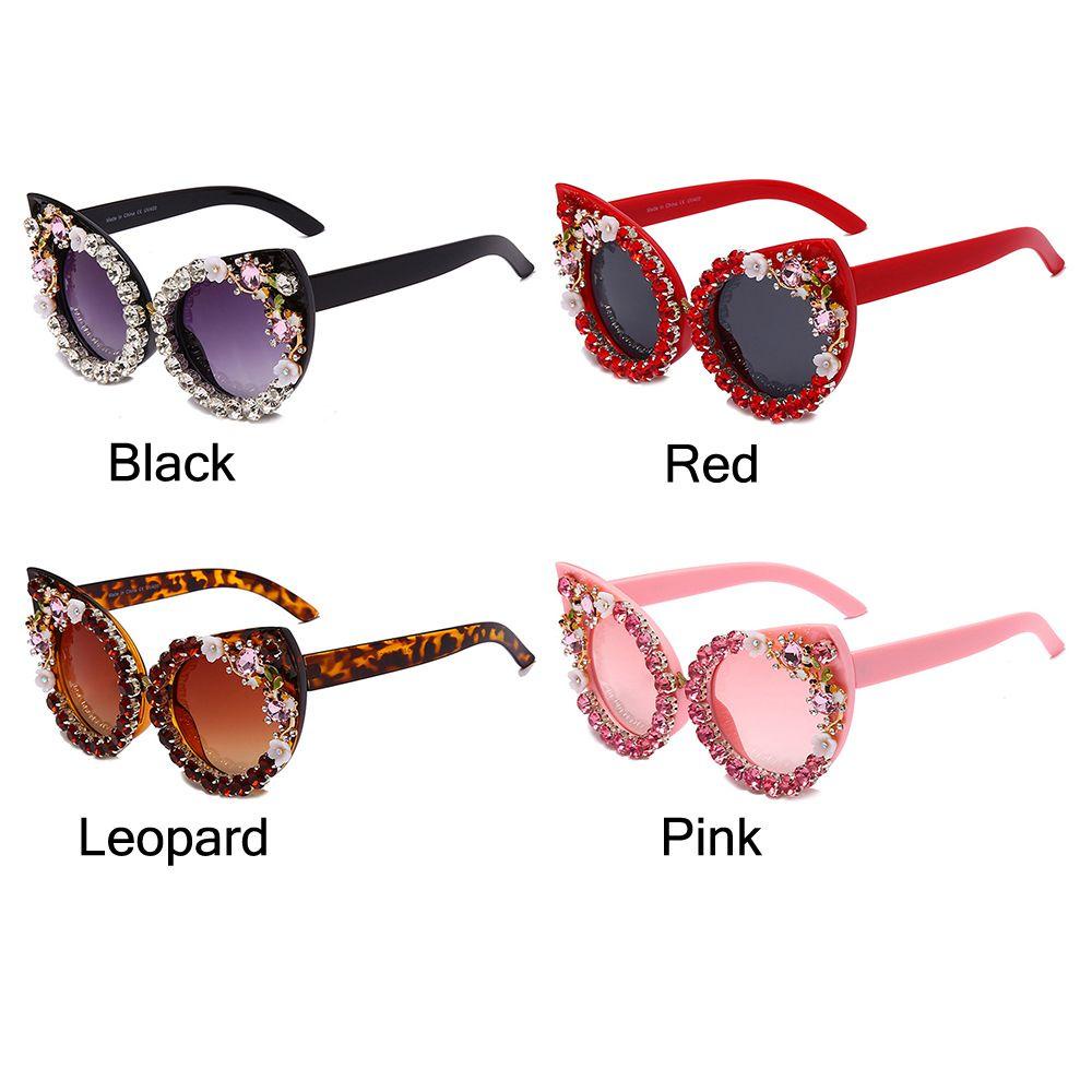 Lily Diamond Kacamata Hitam Untuk Wanita Pesta Sparkling Eyewear Sun Glasses