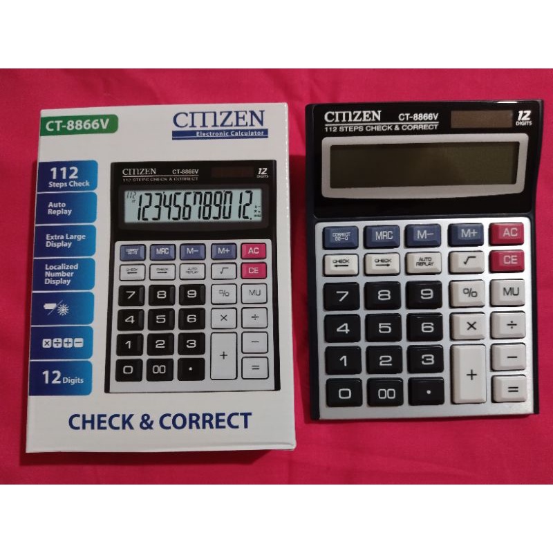 

Kalkulator CMZEN CT 8866V =12 Digit=