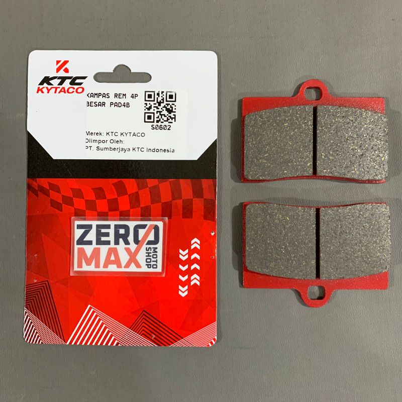 Kampas Rem KTC Kytaco 4 Piston Besar Kaliper P4.34/30 P4 4P Original