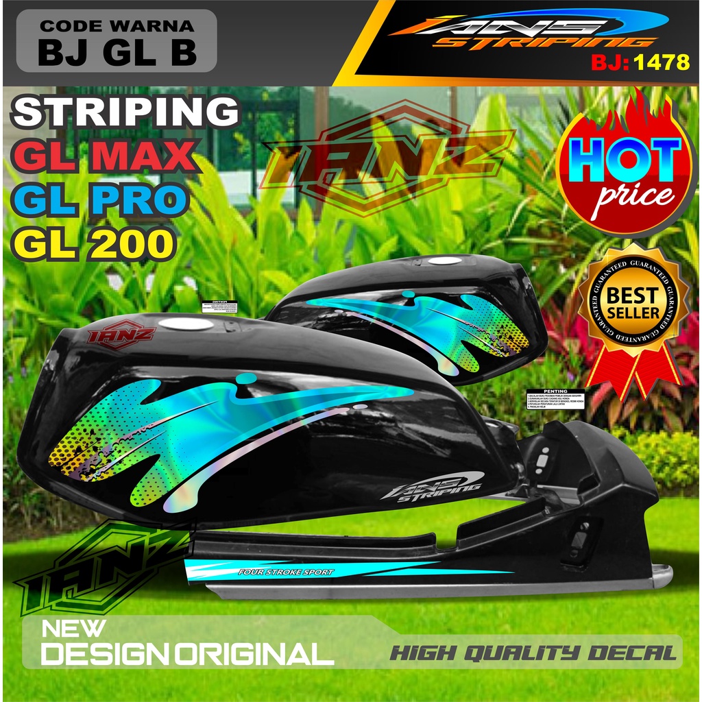 STIKER STRIPING GL 2000 VARIASI HOLOGRAM / STRIPING GL PRO MAX VARIASI HOLOGRAM / STRIPING GL