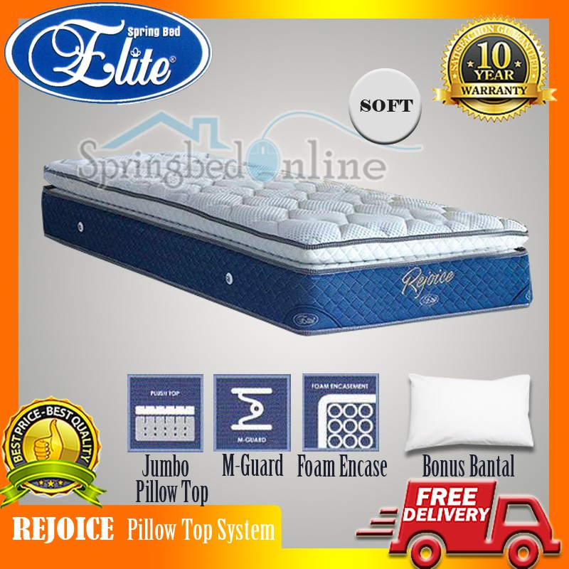 Matras Jumbo Pillow Top Elite Rejoice Original Garansi Resmi