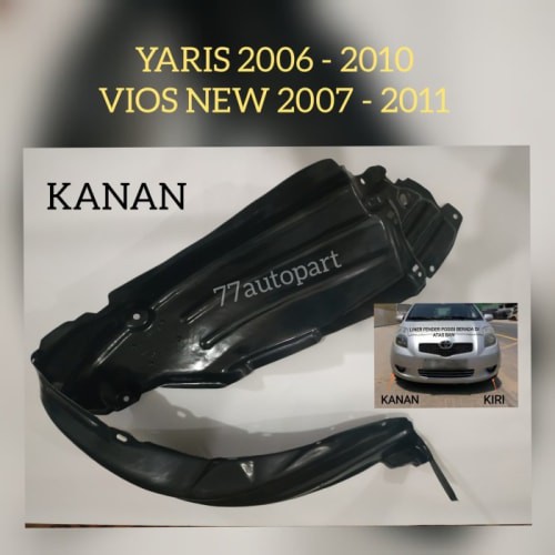 [Eksterior Mobil] Liner fender yaris vios new 2007 2011 kanan