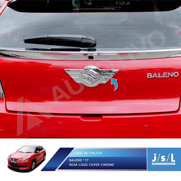 Cover Logo Suzuki Baleno Hatchback Emblem Belakang Chrome