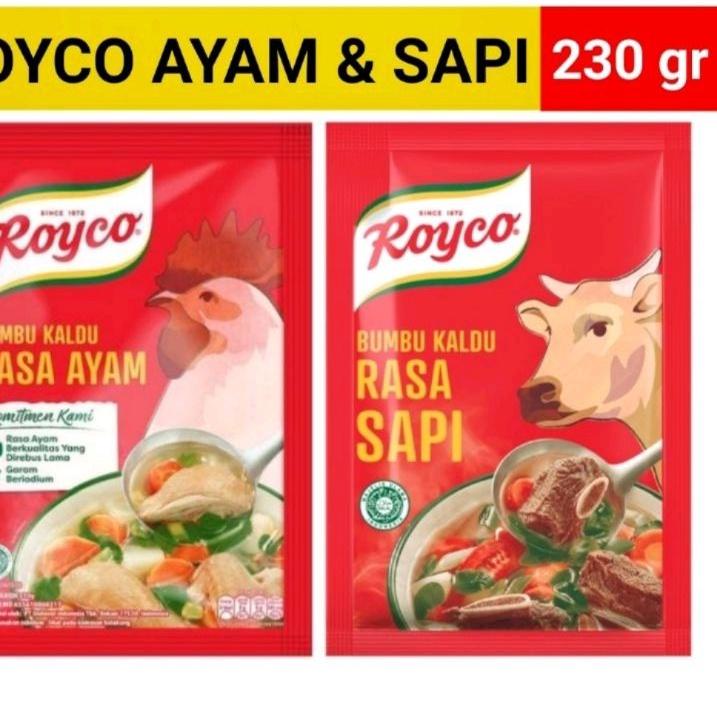 

⚡ALEE!!!!.. Royco 230gr / Royco Bumbu Kaldu Ayam Sapi 230gr termurah se indonesia