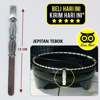 Gantungan Lipat Logo Oriq Jaya Stainless Anti Slip Sangkar Kandang