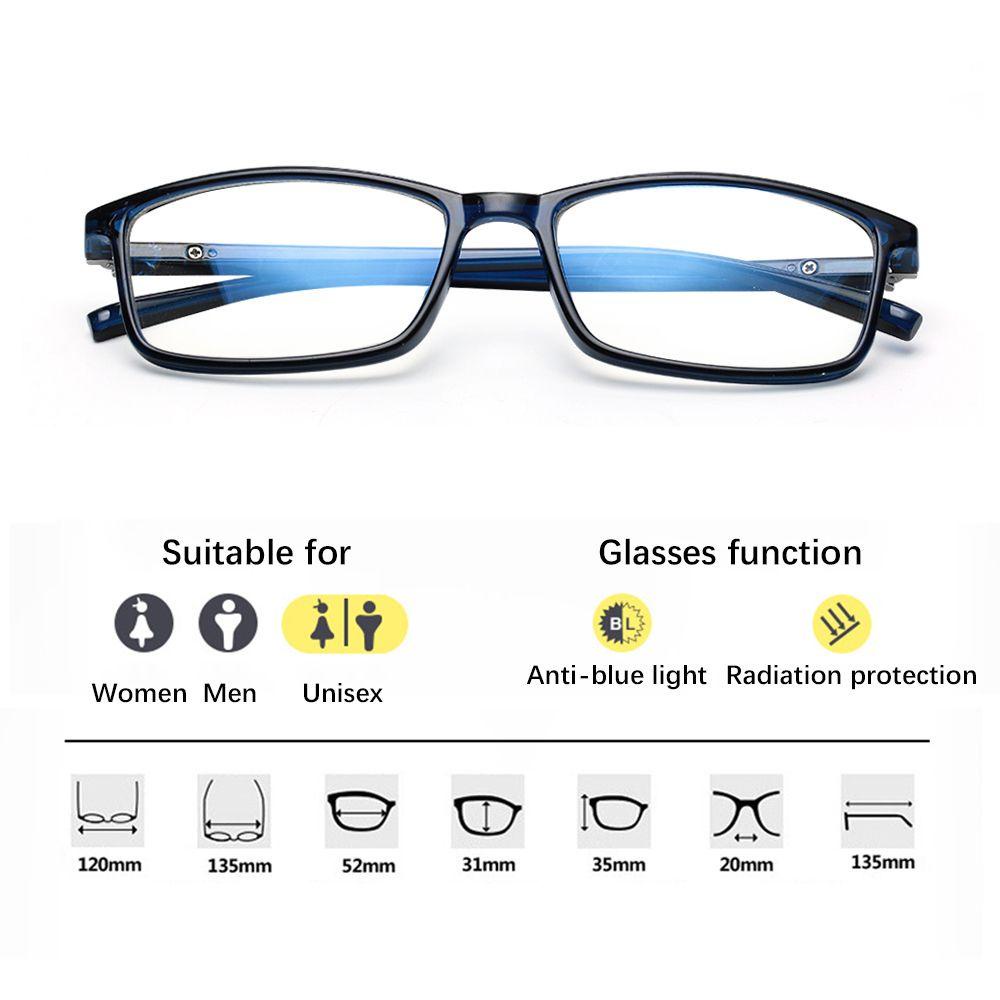 Kacamata Anti Blue Rays Populer Kacamata Baca Kacamata Gaming Eyeglasses Ultra-Ringan Tahan Radiasi