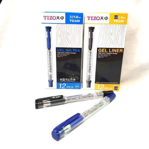 

Pulpen Gel Tizo 340 1.0 / Ballpoint / Bulpen Gel Hitam / Alat Tulis