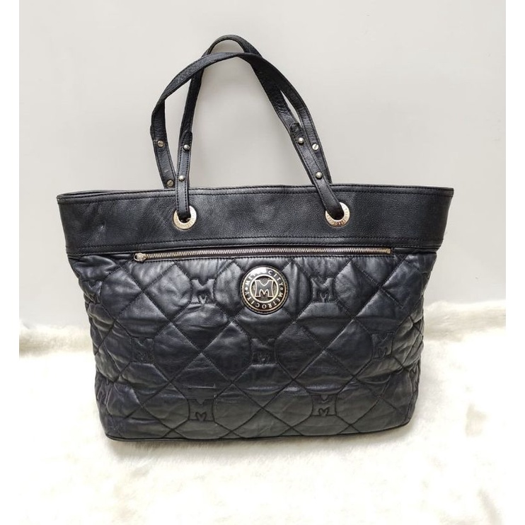 METRO CITY BLACK TOTE BAG FULL KULIT ASLI,  CAKEP &KEREN,  PRELOVED METRO CITY,  METROCITY, PRELOVED