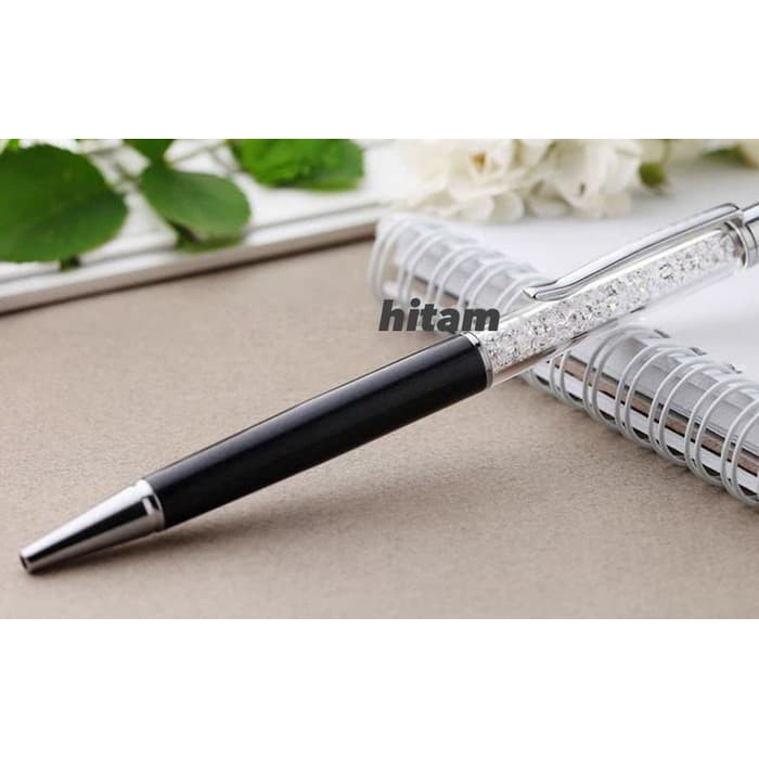 

nn CRYSTAL PEN / SWAROVSKI PEN / PULPEN UNIK / PEN - Hitam
