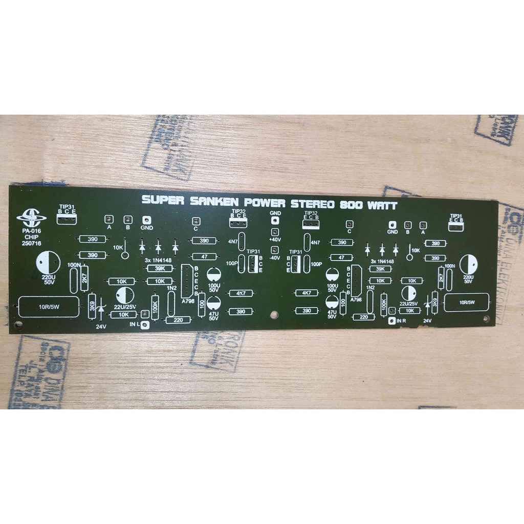 PCB POWER 400 WATT STEREO SAFARI - SATURN PA-016