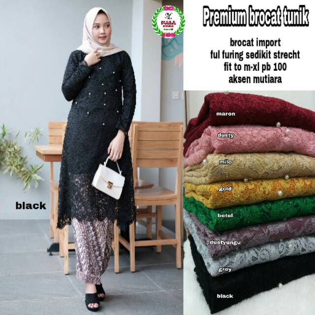 Premium Brokat Tunik
