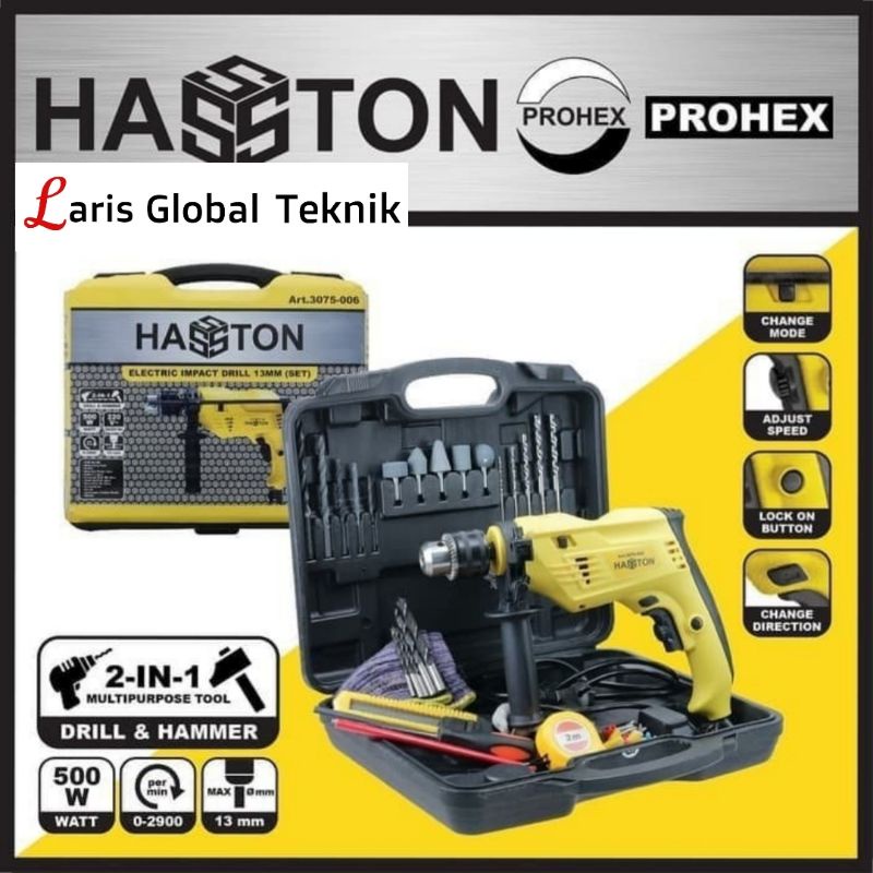 HASSTON PROHEX 3075-006 Mesin Bor 13mm
