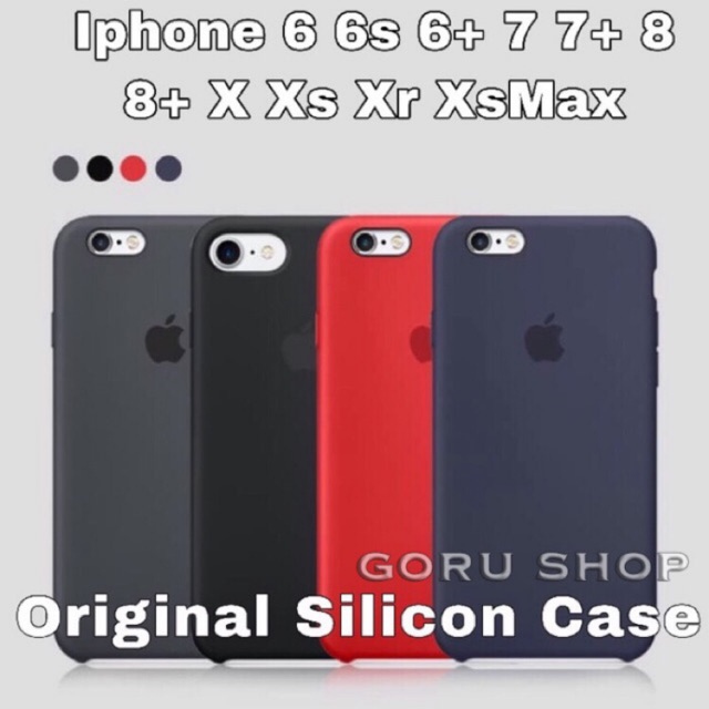 Case Silicon Apple Iphone 6 6s 7 8 Plus X Xs Xr Xs Max 11 11pro 11promax Hard Soft Casing Shopee Indonesia