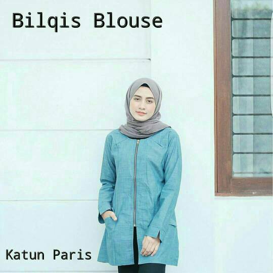 Bilqis Blouse / Baju menyusui / Atasan hijab wanita / grosir pakaian