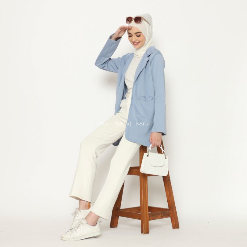 Blazer Wanita Korea | Blazer Casual Korean Style | Blazer Cewek Oversize Jumbo Premium | Blazer Kerja Kantor Kampus Kekinian