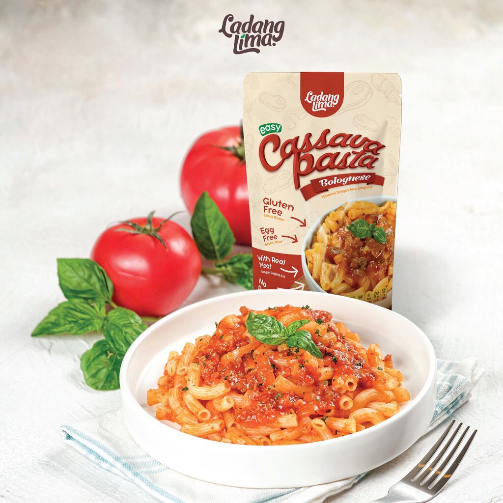 Ladang Lima Cassava Pasta Bolognese 155gr