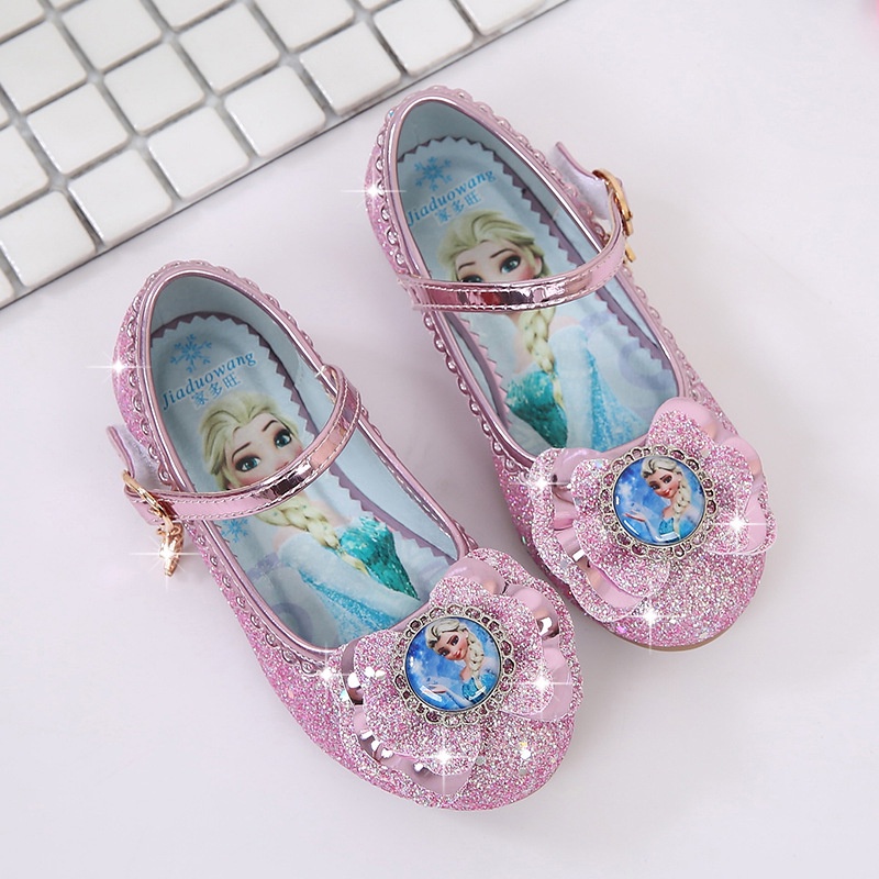 &lt;3-16tahun&gt;  Sepatu Frozen Anak Perempuan Import Mary Janes Sepatu Pesta Anak Perempuan Pesta Anak